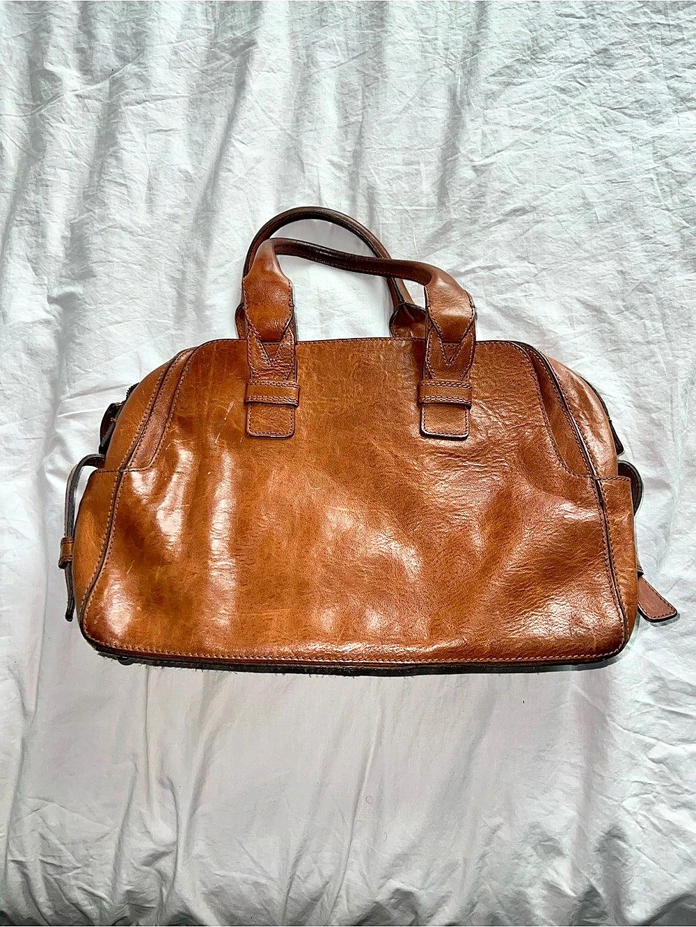 Banana Republic Brown Vintage Leather Satchel